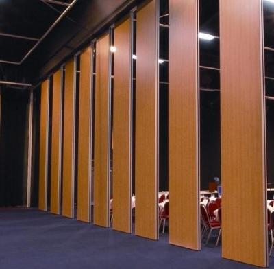 China Five Star Hotel Hall Interior Operable Wall Movable MDF Partition Wall Modern Hotel Movable Partition Wall for sale