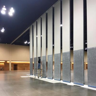 China Modern Sliding Wall Partition Panel Functional Exhibition Center Hall Movable Wall Partition for sale