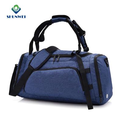 China Multi-funtional Direct Open Compartment Gym Yoga Workout Factory Side Travel Waterproof Nylon Bag Man Sports Gym Fleece for sale