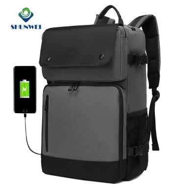 China With USB Ready To Ship Multifunctional Custom Logo Waterproof Outdoor Weekender Travel Fleece Backpack for sale