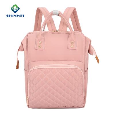 China Factory Direct Water Resistant Mother Baby Diaper Bags Large Capacity Mom Diaper Maternity Backpack for sale