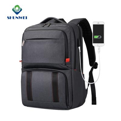 China Outdoor Multifunctional School Work Travel Business Picnic Lunch Front Bottom Trolley Strap Insulated Zipper Pouch Charging USB Backpack for sale