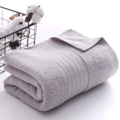 China High Quality Durable Soft Absorbent 100% Cotton Bath Towel Set Staple Bath Towel Factory Wholesale Cotton Viable Long Towel Set for sale