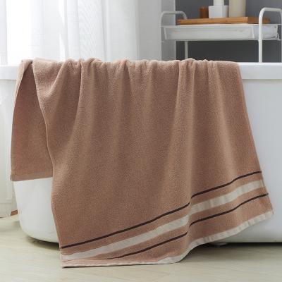 China Sustainable Wholesale Luxury Bath Towel Set Dark Bath Towels 100 Cotton Soft Durable Custom Logo Bath Towel for sale