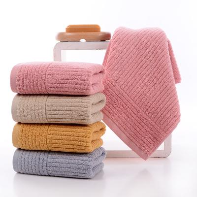 China Factory direct towel luxury 100% cotton face towel cotton towels durable absorbent bath 100% durable cotton for sale