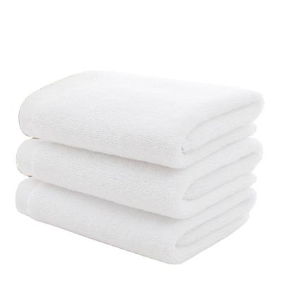 China Sale Hotel Soft Warm Custom Logo 33*33cm White Hand Towel And Face Towel for sale