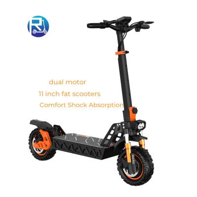 China Youngsters 2000W new Double off-road non-slip wide tire electric strong power version electric scooter for sale