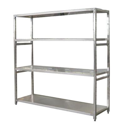 China Custom Corrosion Protection Commercial Shelves Stainless Steel Pallet Metal Shelving Warehouse Rack for sale