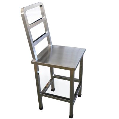 China Adjustable Modern Furniture Hotel Industrial Stainless Steel (Other) Metal Chair for sale