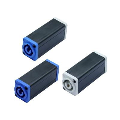 China audio & Metal 3 Pin Power Coupler Extender 20A/250V Powercon Video Coupler Connector For LED Audio Video Power Connecting 3 Options for sale