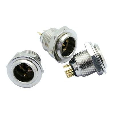 China audio & Mini XLR Panel Video Connector 3 4 5 6 7 Small XLR Audio Microphone MIC Connector Pin Male Plug Chassis Socket for sale