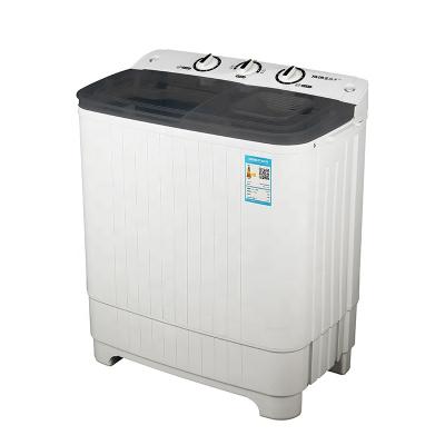 China Outdoor Whole Sale Semi-automatic Large Capacity Multi Purpose Household Two Tubs erelectrical Washing Machine With Dryer for sale