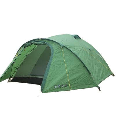 China Diagonal tie type high quality waterproof foldable aluminum pole beach tent outdoor camping tent for sale