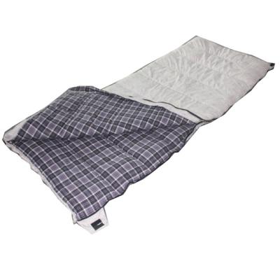 China Envelope Type Rectangle Sleeping Bag For Adult With Flannel Cotton Portable Sleeping Bag for sale