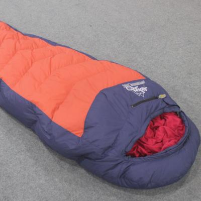 China Popular Mom Sleeping Bag Down Stuffed Winter Goose Down Single Sleeping Bag for sale