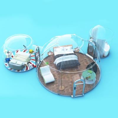 China Water Proof/Flame Retardant High Security Transparent Clear Dome Tent/Luxury Dome Tent Bedroom for sale