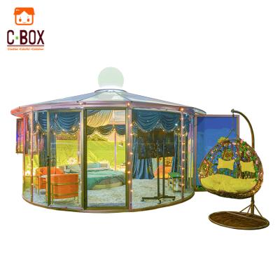 China Cbox Accommodation Villa House Toilet Dome House UV-Resistant Camping Polystyrene Prefab Modern Hotel For Sale for sale