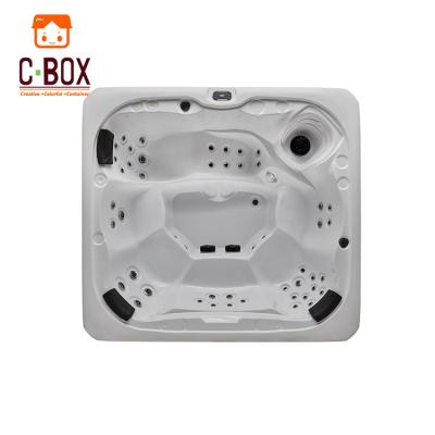 China Embedded 7 People Frestading Embedded Hot Tube Bath Large SPA Massage Outdoor Jacuzzi Spa For Smart Controlled for sale