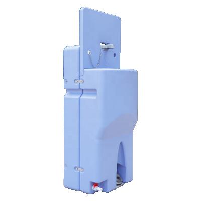 China Modern Cheap Strong HDPE Portable Outdoor Foot Operated Self-Contained Hand Wash Station With Storage Tubs For Sale for sale