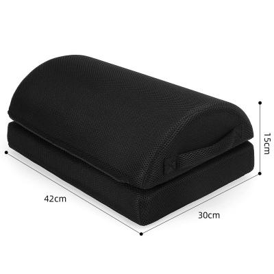 China Tear-Curved Anti-Static Ergonomic Adjustable Desk Foot Rest Under Desk Footstool For Office Or Home for sale