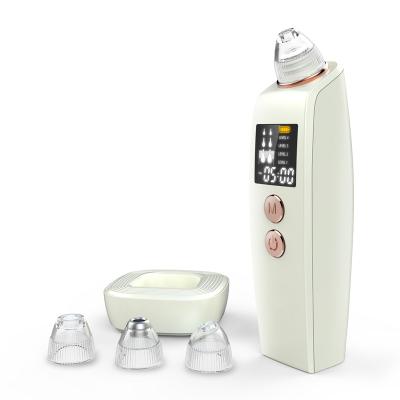 China For Home Use New Product LCD Display Acne Removal Device Extractor Skin Pore Suction Remover 2021 for sale