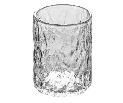 China Sustainable Japanese Hand Made Tree-patterned Glacier Whiskey Crystal Glass for sale