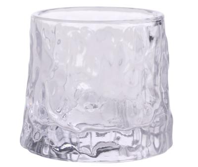 China Viable European and American creative personality thickened crystal glass whiskey rotating glass for sale