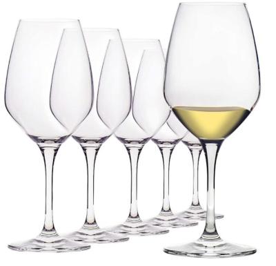 China 15-Ounce Viable Crystal White Wine Glasses Set of 6, Ultra-thin Long Rim Wine Glass Stem for White Wine Tasting for sale