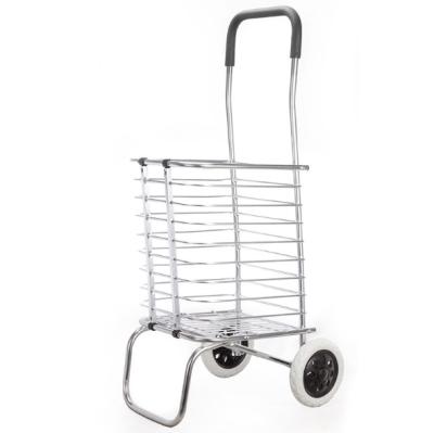 China Collapsible Trolley Shopping Cart Aluminum Alloy Shopping Trolley for sale