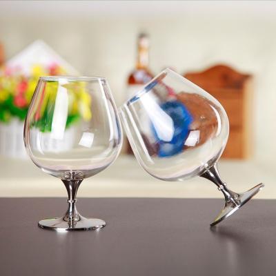 China Crystal Glass Lead Free Boxes For Gift Sets Blowing Wine Glass Manual Brandy Glass for sale