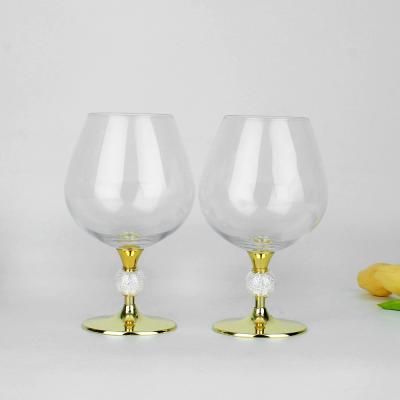 China Lead Free Crystal Glass Customized Wine Glass Brandy Glass Quality Assurance Glass Wine Cup for sale