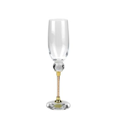 China Custom Wine Glass Juice Cups Crystal Stem Picnic Portable Champagne Glass Decanter for sale