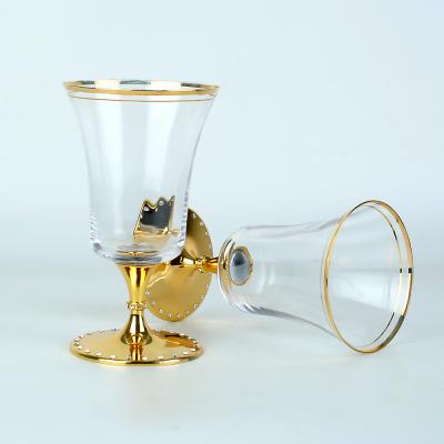 China Transparent Shipping and Handling - High Quality Hand Blown Heavy Glass Wine Glass from Red Wine Factory for sale