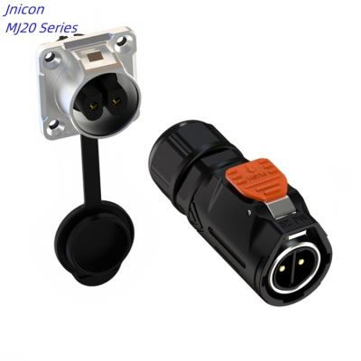 China Automotive Hot sell Female Cable Male Panel Mount 3Pin MJ20 Waterproof Aviation Plug Connector For Power with wholesale price for sale