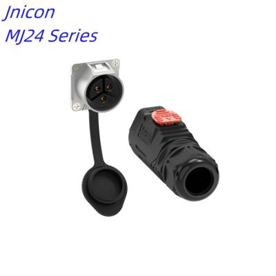 China Automotive Good quality Male or Female 2 3 4 5pin MJ24 waterproof battery connector for sale