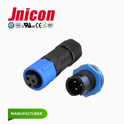 China Automotive IP67 Drone Sensor Male Female Power and Signal UAV Connector M12 for sale