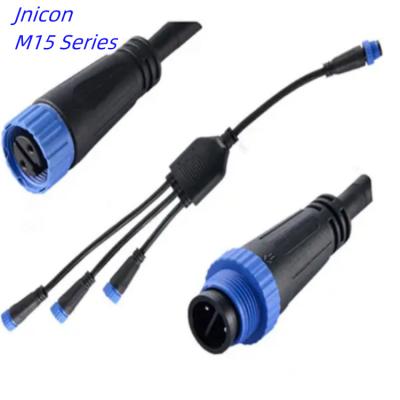 China Automotive Connector M15 waterproof 3 PIN, connection, with screw locking M15 3P waterproof Connector for sale