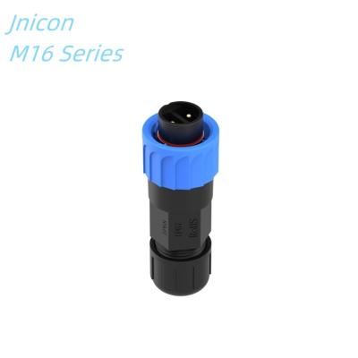 China Power Hot sale M16 small IP67 IP68 2pin 3pin 2 way waterproof cable connector for 4-9mm cable for sale