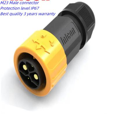 China Automotive M12 M16 M23 Waterproof Male Female Plug 6 8 Pin Cable Wire Circular Waterproof M23 Connector for sale