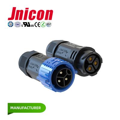 China Automotive Factory waterproof cable connector 3pin to 3pin for LED lightening and automation equipment for sale