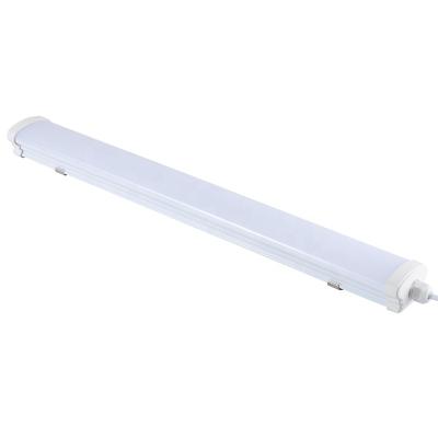 China PC outdoor waterproof led lighting lampara led batten light ip65 40w led tube light for sale