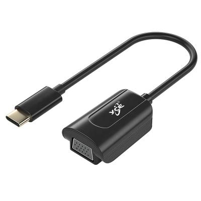 China Hot Sale 1080P 60HZ Computer Mobile Devices .desk USB-C Type C to VGA Adapter Male to Female Converter Compatible for Apple MacBook for sale