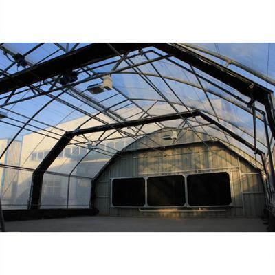 China Stable Structure Easily Assembled Deprivation Agricultural Lightweight Blackout Garden Greenhouses For Sale for sale