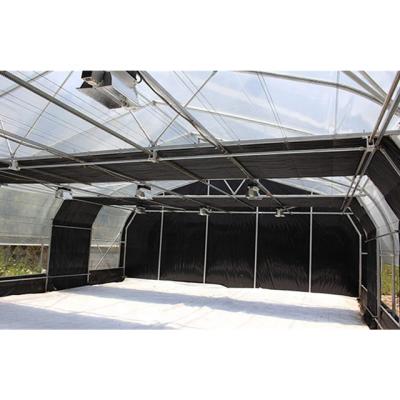 China Stable Structure Easily Assembled Deprivation Agricultural Lightweight Blackout Polycarbonate Greenhouses For Sale for sale