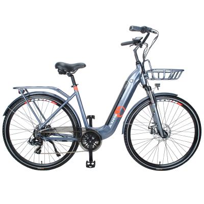 China Alloy lithium battery 700C hidden motor delivery city aluminum electric e-bike for sale for sale