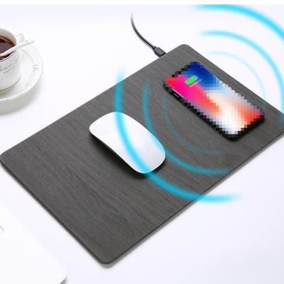 China Factory direct eco-friendly home wireless fast charging mouse pad with wireless charger for sale