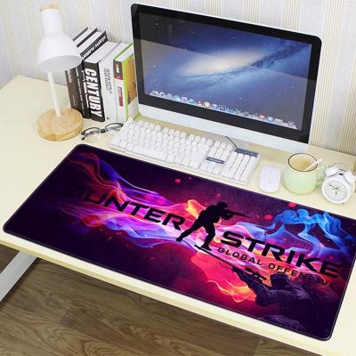 China Factory Price Eco Friendly Wholesale Non-slip Durable Extended Gaming Mouse Pad Rubber With Smooth Surface for sale