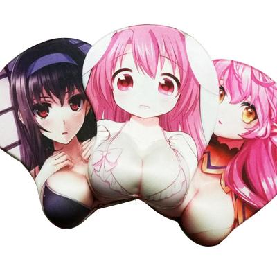 China Wrist Rest Eco-friendly High Quality Non-slip Rubber Bottom Mouse Pad for sale