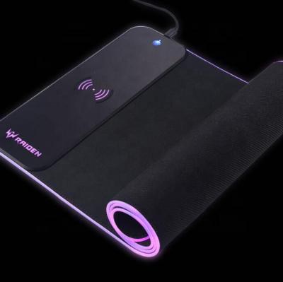 China Durable Eco-Friendly QI Rubber Non-Toxic Multifunctional Wireless Charging Mouse Pad for sale