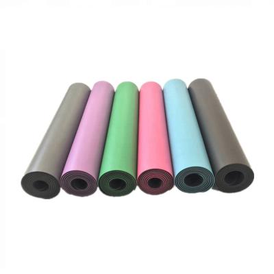 China Salgsfremmende damesport sklisikker naturgummi eco-friendly PU yogamatte for sale